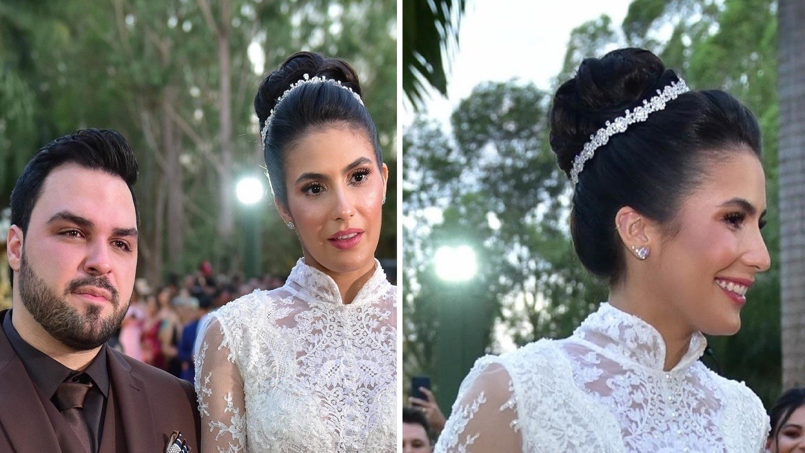 Vestido de casamento da nora de Luciano Camargo é perfeito para noivas  clássicas - Mulher